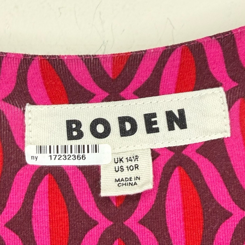 BODEN Jersey Maxi Wrap Dress in Geo Valley - Picture 6 of 11